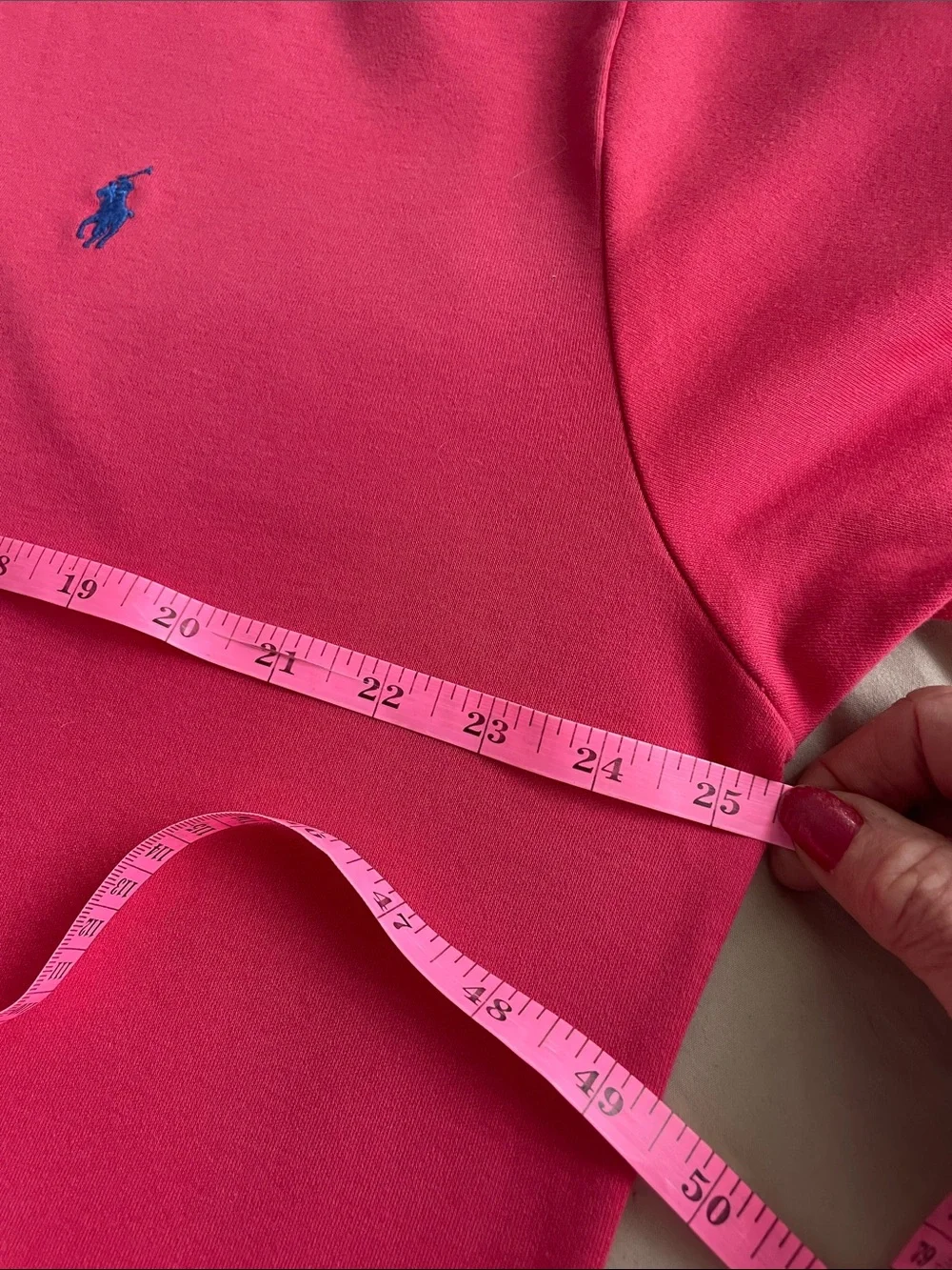 Ralph Lauren Coral Polo with Blue Pony